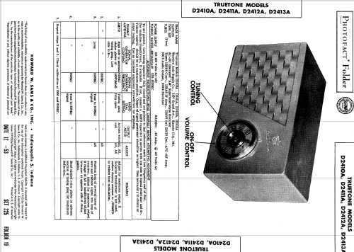 D2410A Truetone ; Western Auto Supply (ID = 577085) Radio