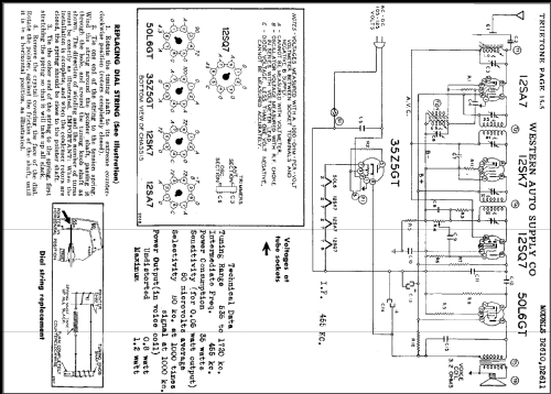 Truetone D2610; Western Auto Supply (ID = 488319) Radio