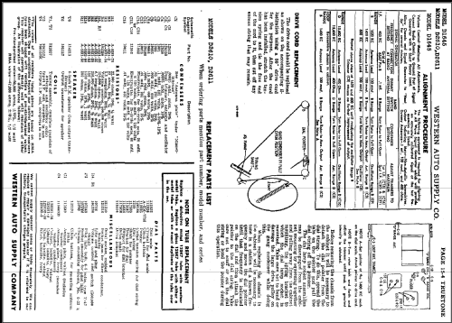 Truetone D2610; Western Auto Supply (ID = 488321) Radio