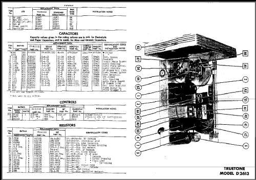 D2613 'Truetone' ; Western Auto Supply (ID = 488499) Radio