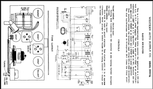 D2693A ; Western Auto Supply (ID = 368862) Radio