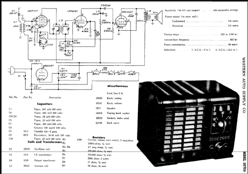 D2709 ; Western Auto Supply (ID = 368870) Radio