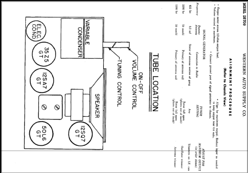 D2709 ; Western Auto Supply (ID = 368871) Radio