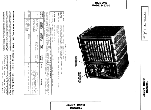 D2709 ; Western Auto Supply (ID = 912383) Radio