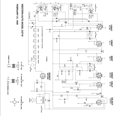 D2718 Truetone ; Western Auto Supply (ID = 1486324) Radio