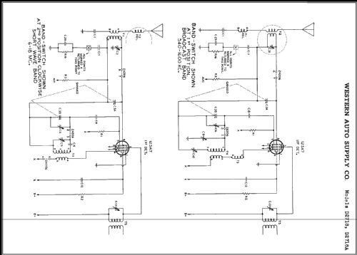 D2718 Truetone ; Western Auto Supply (ID = 414897) Radio