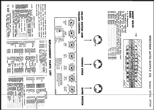 D2718 Truetone ; Western Auto Supply (ID = 414899) Radio