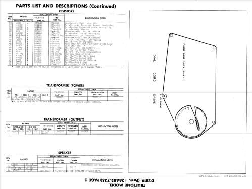 D2819 Truetone Ch= 26A82-738; Western Auto Supply (ID = 957661) Radio