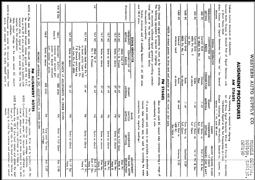 D2819A ; Western Auto Supply (ID = 315944) Radio