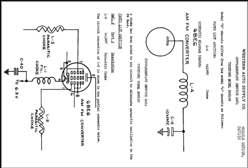 D2819B ; Western Auto Supply (ID = 316205) Radio