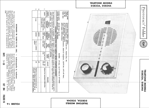 D2834A; Western Auto Supply (ID = 2507540) Radio