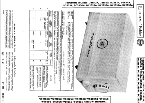 D2850A Truetone ; Western Auto Supply (ID = 547927) Radio