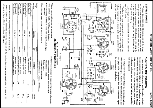 D2923 ; Western Auto Supply (ID = 316377) Radio