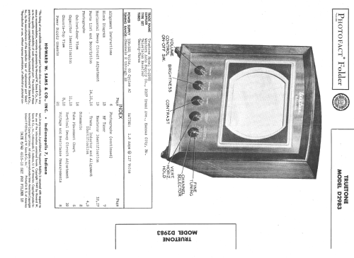 D2983 Truetone ; Western Auto Supply (ID = 1356459) Television