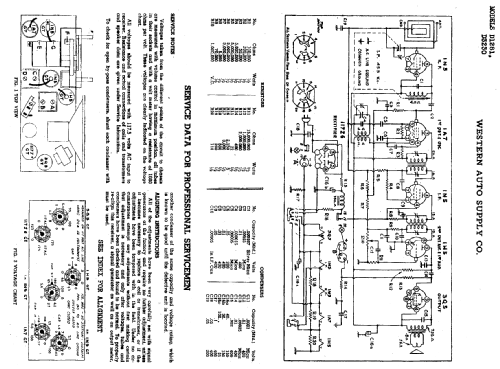 D3230 ; Western Auto Supply (ID = 768568) Radio