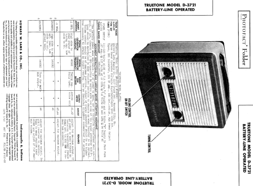 D3721 Truetone Ch= 110BX; Western Auto Supply (ID = 574564) Radio