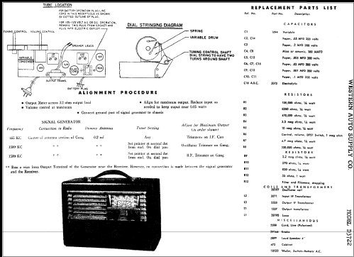 D3722 Fact. #472; Western Auto Supply (ID = 316595) Radio