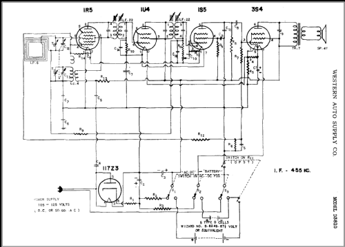 D3810 ; Western Auto Supply (ID = 368903) Radio