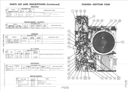 D3811 Fact.# 114BXH; Western Auto Supply (ID = 1408727) Radio