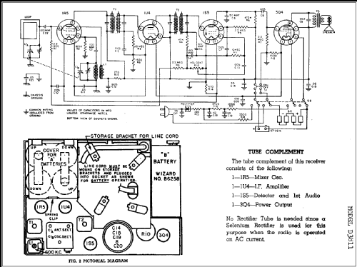 D3811 Fact.# 114BXH; Western Auto Supply (ID = 277193) Radio