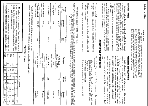 D3811 Fact.# 114BXH; Western Auto Supply (ID = 277194) Radio