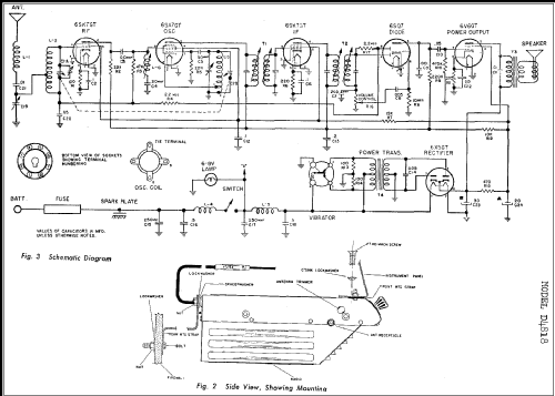 D4818 134DX; Western Auto Supply (ID = 277206) Car Radio