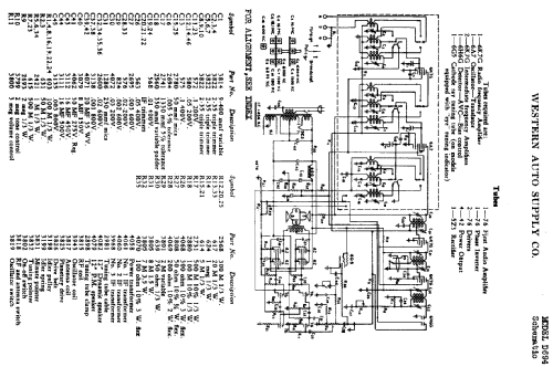 D694 ; Western Auto Supply (ID = 753599) Radio