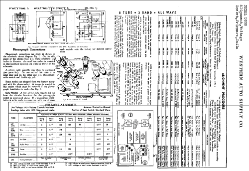 Truetone D-698 ; Western Auto Supply (ID = 754253) Radio