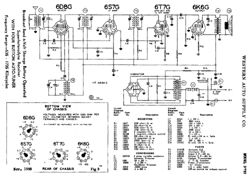 Truetone D723 ; Western Auto Supply (ID = 757335) Radio
