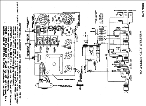 D728 Truetone ; Western Auto Supply (ID = 756973) Radio