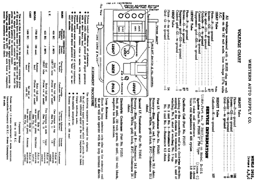 Truetone D915 Stratoscope ; Western Auto Supply (ID = 758800) Radio