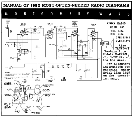 Truetone D-2216 A ; Western Auto Supply (ID = 157850) Radio