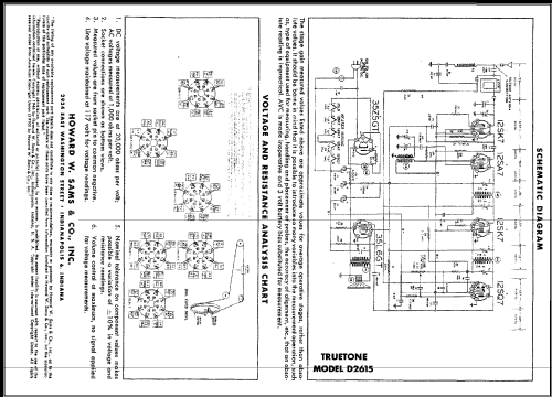 Truetone	D-2615 ; Western Auto Supply (ID = 488511) Radio