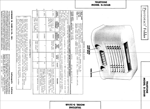 D-2616B Truetone ; Western Auto Supply (ID = 574532) Radio