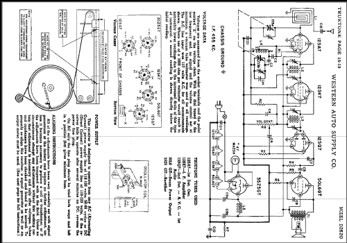 D-2620 Truetone ; Western Auto Supply (ID = 488519) Radio