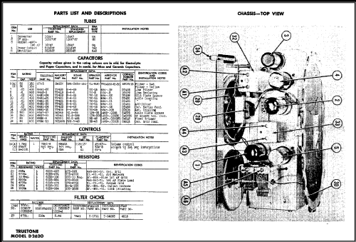 D-2620 Truetone ; Western Auto Supply (ID = 488522) Radio