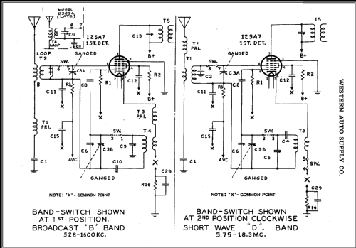 D-2624 Truetone ; Western Auto Supply (ID = 447015) Radio