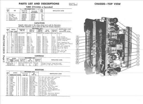 D-2815 Truetone ; Western Auto Supply (ID = 1417878) Radio