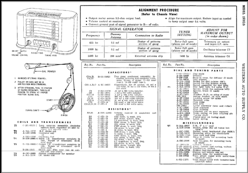 D-2815 Truetone ; Western Auto Supply (ID = 369016) Radio