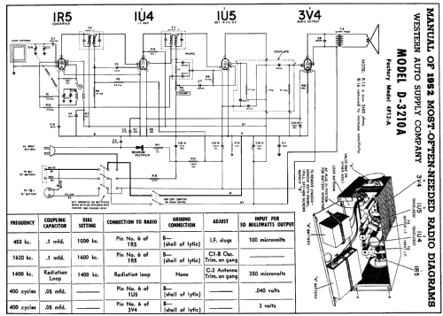 D-3210 A ; Western Auto Supply (ID = 157846) Radio