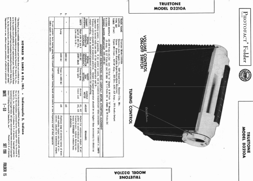 D-3210 A ; Western Auto Supply (ID = 984496) Radio