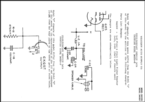 D-4630-E Truetone ; Western Auto Supply (ID = 368992) Car Radio