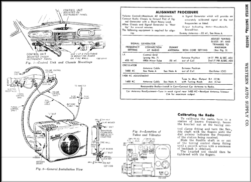 D-4832-A Truetone ; Western Auto Supply (ID = 369241) Car Radio