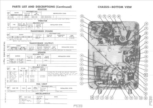 D-4832 Truetone Fact.# 25C22-82; Western Auto Supply (ID = 1408738) Car Radio