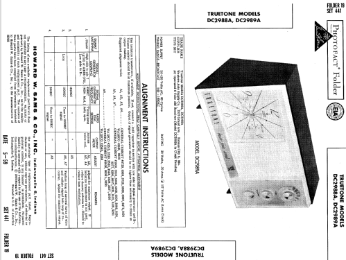 DC2988A Truetone ; Western Auto Supply (ID = 703068) Radio