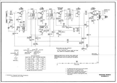 DC3085B Truetone ; Western Auto Supply (ID = 591724) Radio