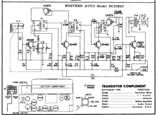 DC3085C ; Western Auto Supply (ID = 147717) Radio