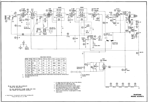 DC5987A Truetone ; Western Auto Supply (ID = 547597) Radio