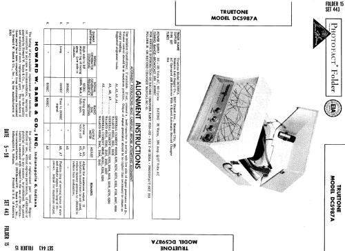 DC5987A Truetone ; Western Auto Supply (ID = 547600) Radio