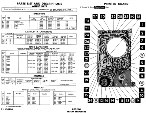 Truetone Transistor Six DC3052; Western Auto Supply (ID = 545950) Radio